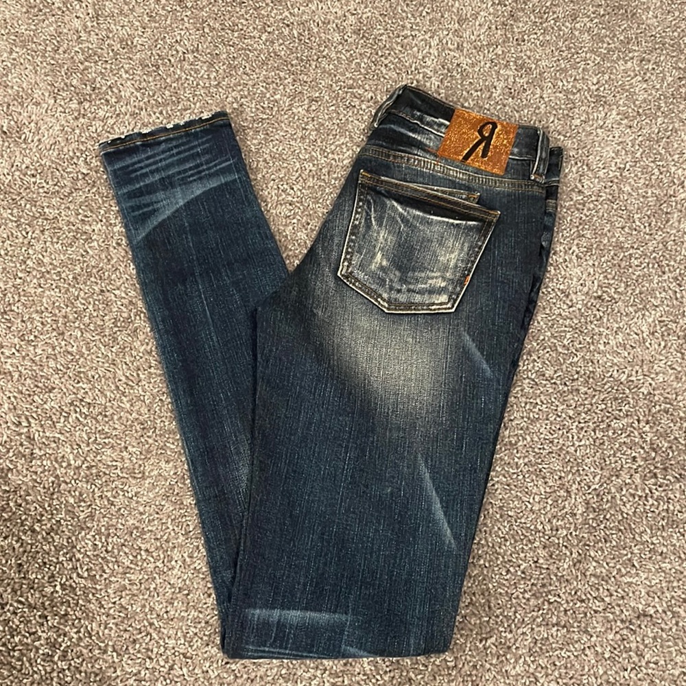 Size 24 skinny rock revival jeans